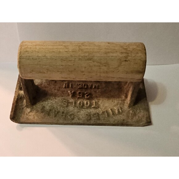Vintage Collectible Miles Craft Tool Masonry Cement Edger Made In Cleveland Ohio - Picture 3 of 4
